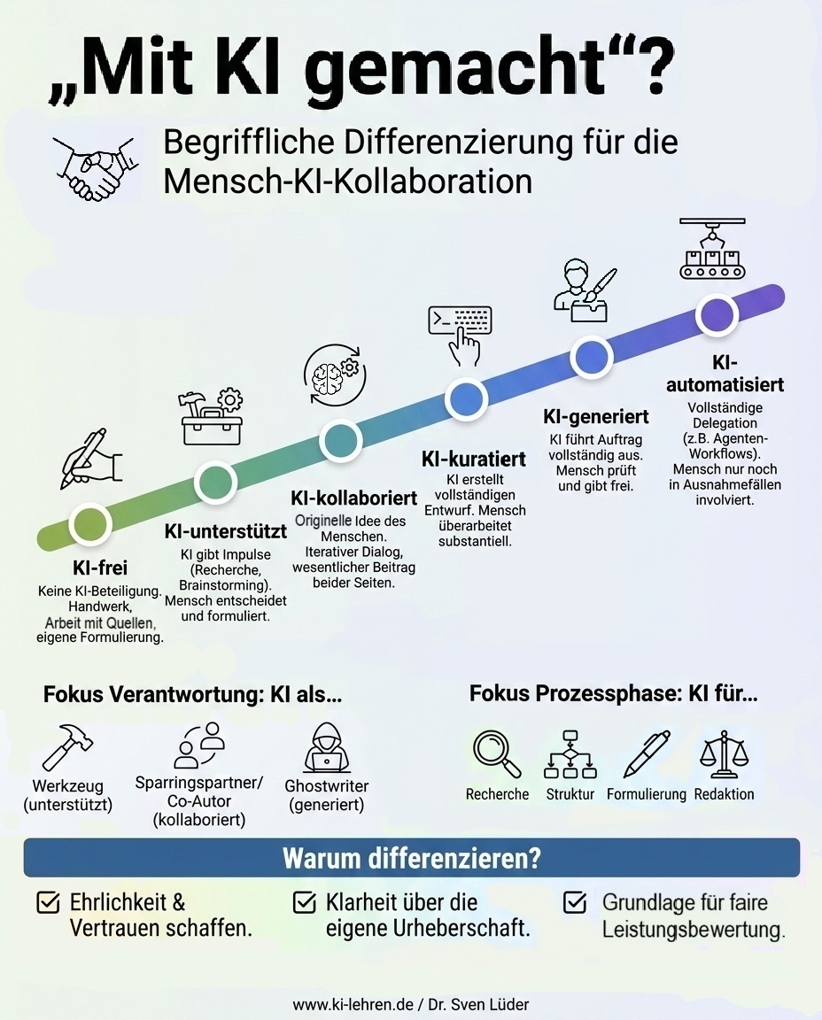 Mit KI gemacht? Begriffliche Differenzierung - Vorschau
