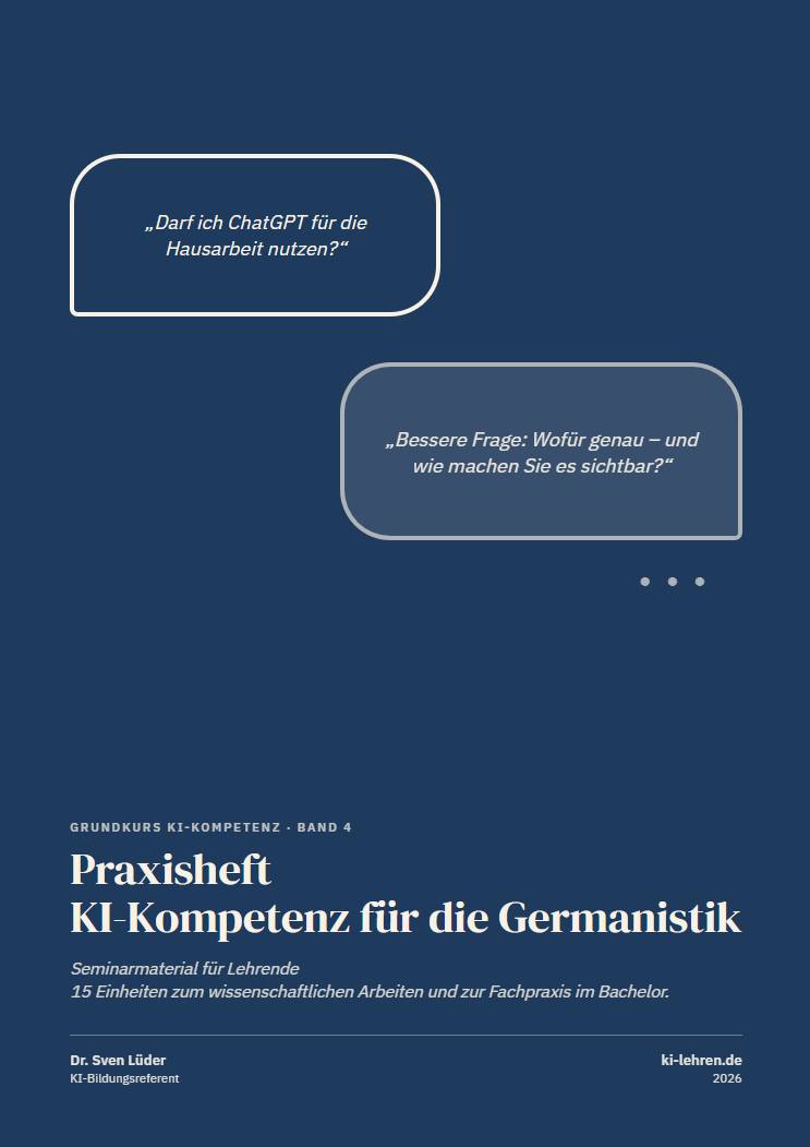 Cover: KI-Kompetenz für die Germanistik